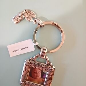 Brighton Silver Photo Frame Keychain